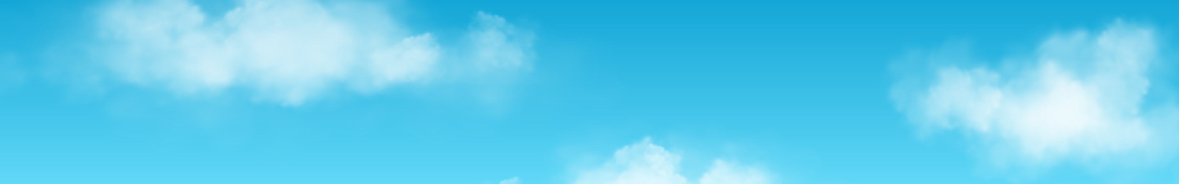 Heaven Soda background – bright blue sky with fluffy white clouds, reflecting the brand’s uplifting and refreshing vibe.